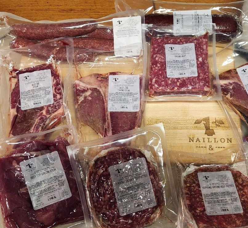 10 LB Premium Pastured Beef Sampler Box